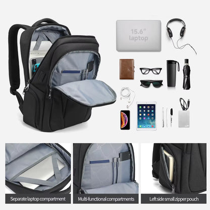Men'S Backpack Bags for School Backpacks Male Laptop Backpack 15.6Inch USB Knapsack Schoolbag Nylon Bags Travel Backpack