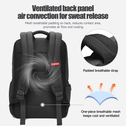 Men'S Backpack Bags for School Backpacks Male Laptop Backpack 15.6Inch USB Knapsack Schoolbag Nylon Bags Travel Backpack