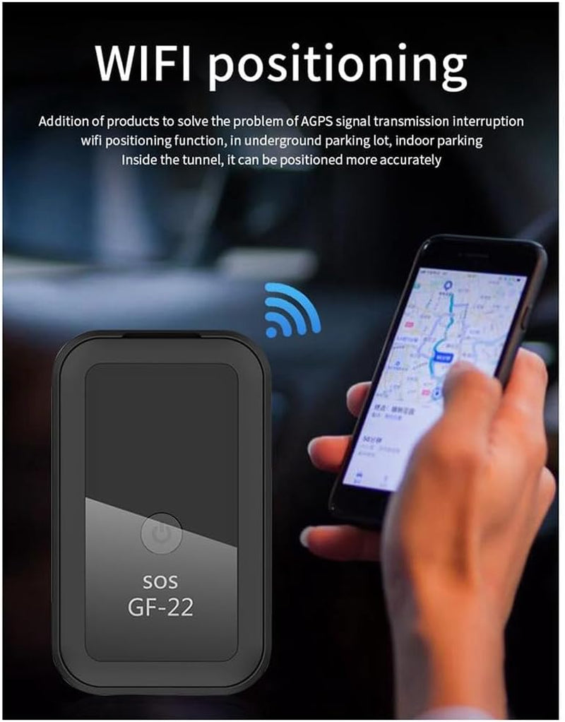 GF-22 Tracker De Voiture Magnétique Positionneur GPS Suivi En Temps Réel Mini Localisateur