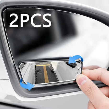 NEW 2PCS Car Side Mirrors Blind Zone Mirrors 60 Degree Wide Angle Additional Spherical Dead Zone Mirrors on Regular