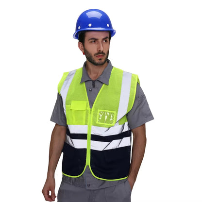 Breathable Reflective Vest Vest Riding Reflective Safety Clothing Sanitation Reflective Clothing Reflective Work Vest
