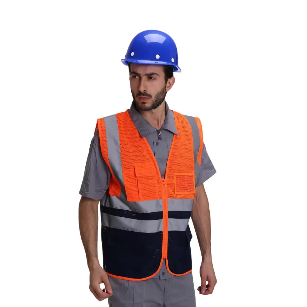 Breathable Reflective Vest Vest Riding Reflective Safety Clothing Sanitation Reflective Clothing Reflective Work Vest