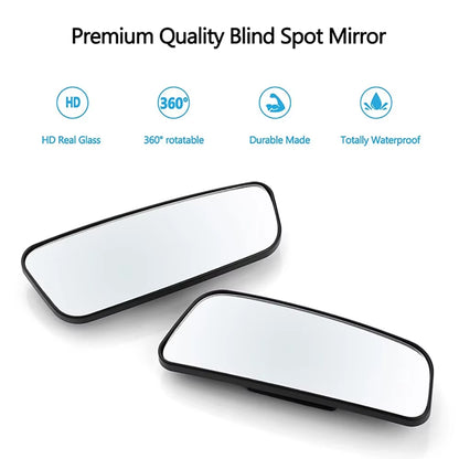 NEW 2PCS Car Side Mirrors Blind Zone Mirrors 60 Degree Wide Angle Additional Spherical Dead Zone Mirrors on Regular